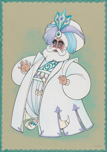 Султан рисунок