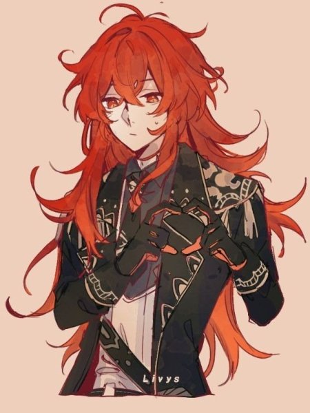 Геншин Дилюк и Кэйа