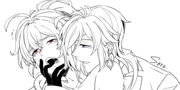 Дилюк и Кэйа