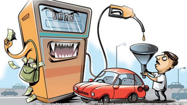 Бензин иллюстрация