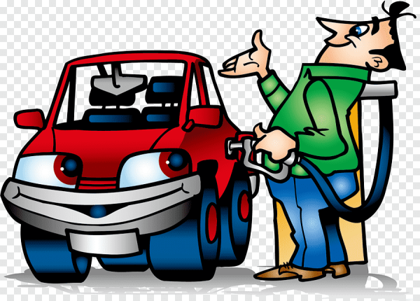 Бензин на прозрачном фоне