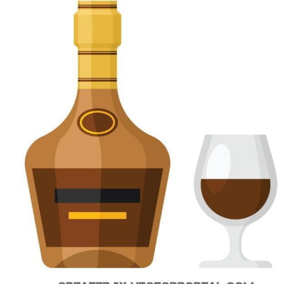 Коньяк иллюстрация
