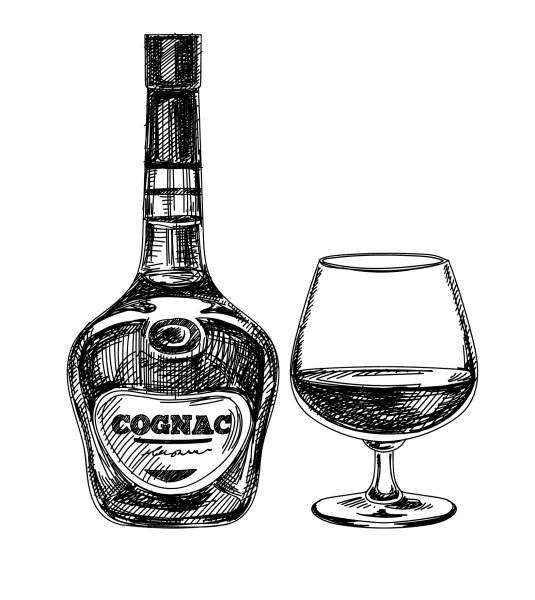 Коньяк рисунок