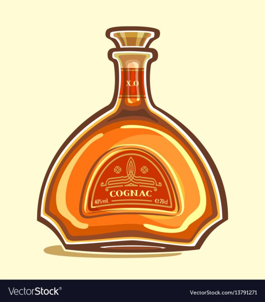 Коньяк нарисованный