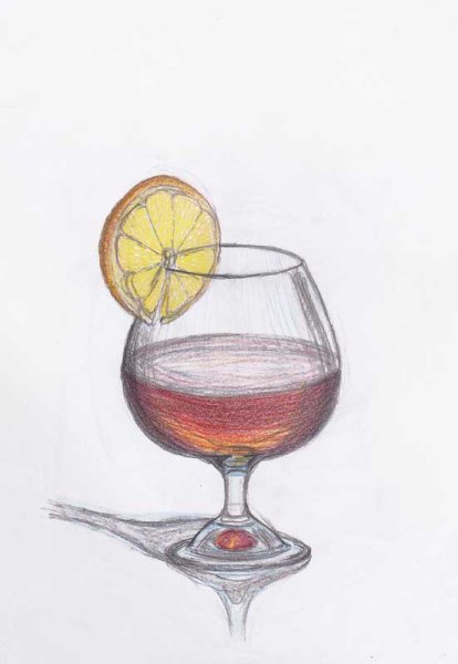 Коньяк векторный