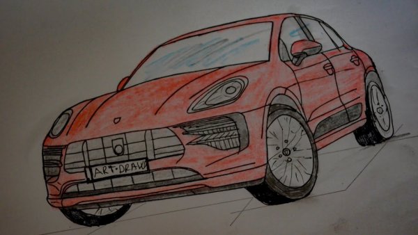 Раскраска Porsche Macan