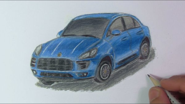 Porsche Macan drawing