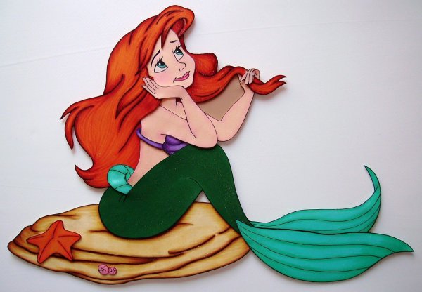 Рисунок Русалка Ариэль
