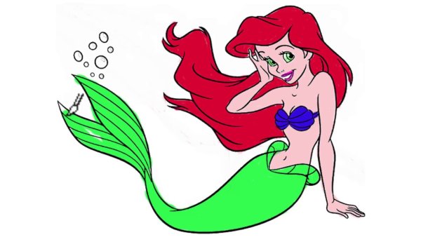 Русалка цветная