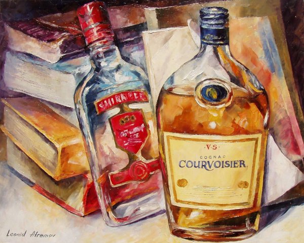 Коньяк рисунок