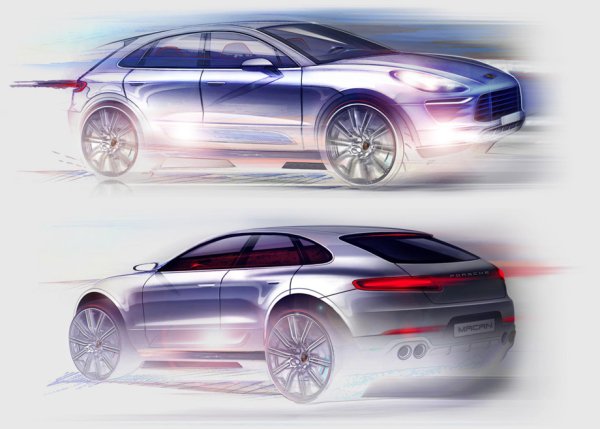 Рисунок Порше Тайкан