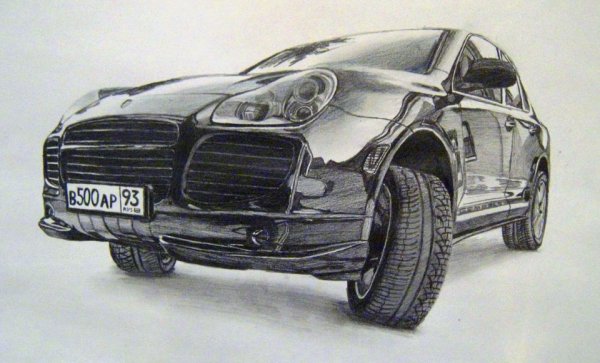 Porsche Cayenne 958 чертёж