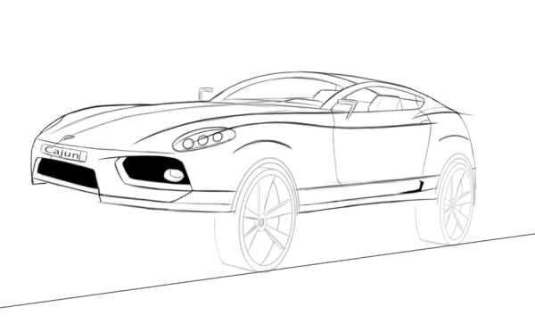 Порше Макан раскраска