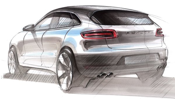 Скетчи автомобилей Porsche