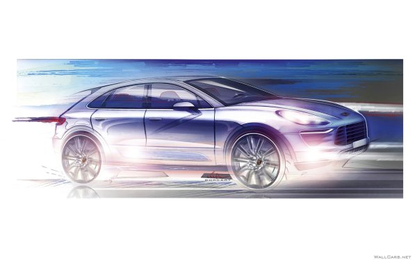 Рисунок Порше Тайкан