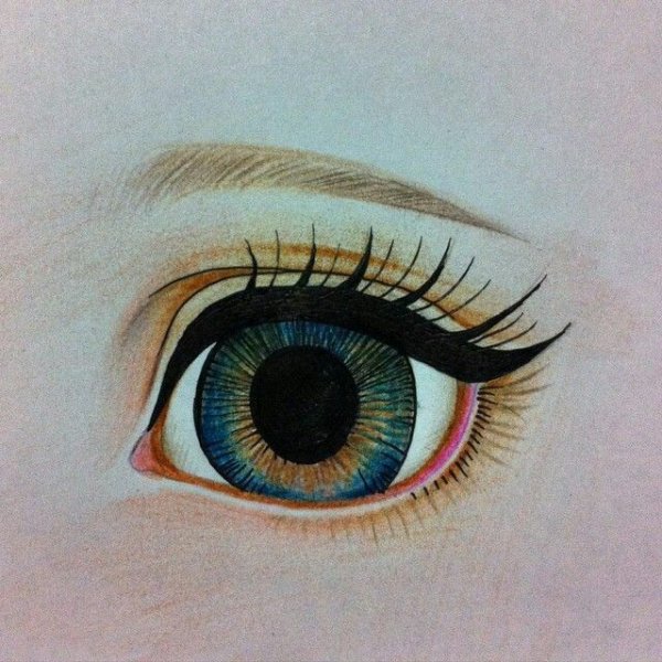 Нарисованный зрачок