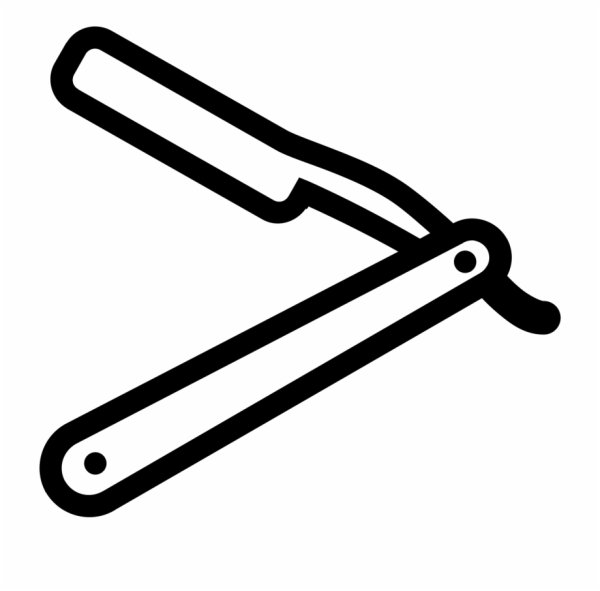 Опасная бритва вектор