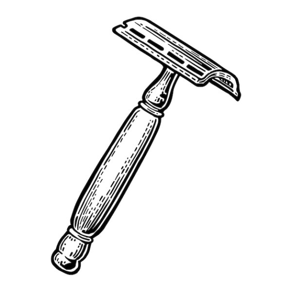 Бритва трафарет