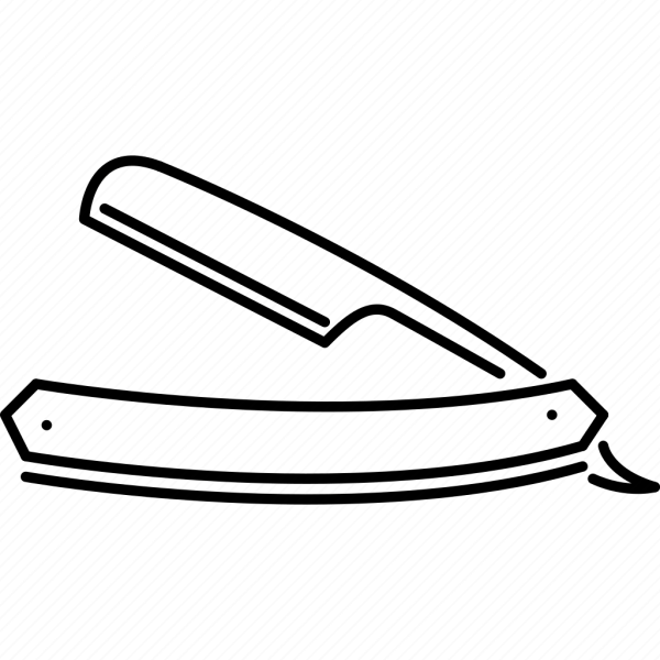 Опасная бритва вектор