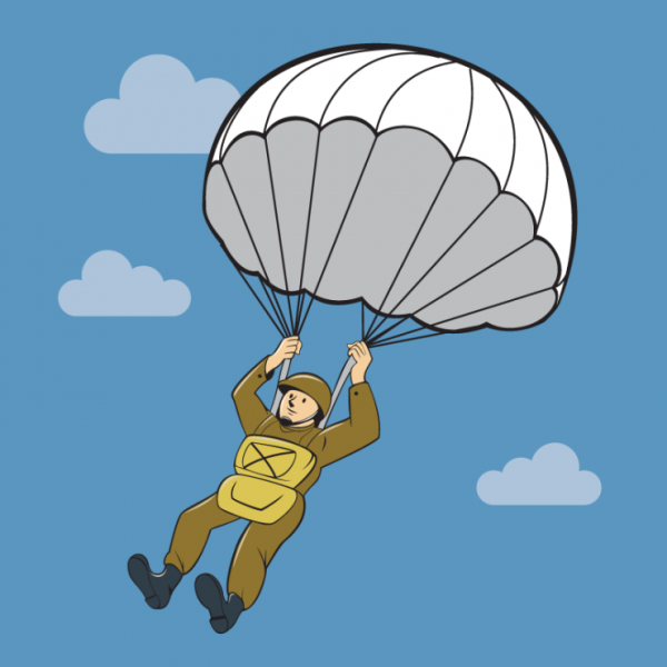 Парашют рисунок