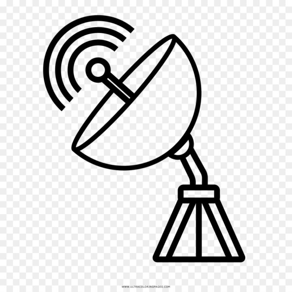 Спутниковая антенна схематично