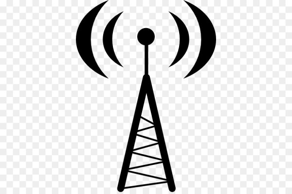 Радиовышка на прозрачном фоне