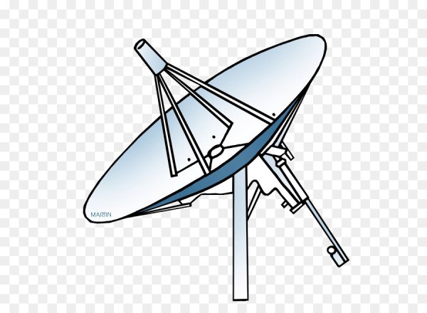 Зеркально параболическая антенна схематически