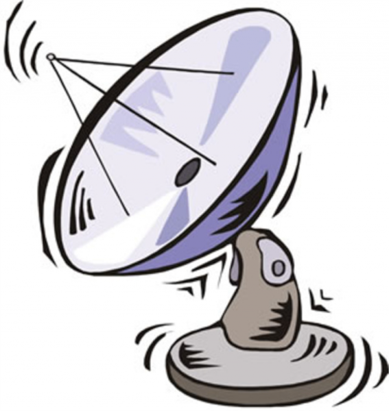 Спутниковая антенна рисунок