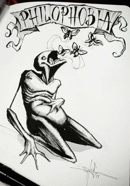 Художник Шон Косс фобии