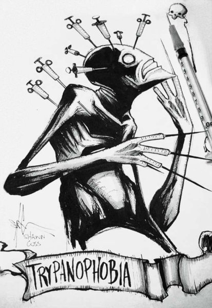 Человеческие фобии в рисунках