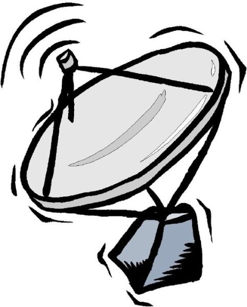 Мультяшная спутниковая тарелка