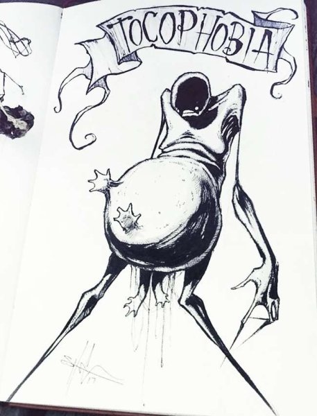 Художник Шон Косс фобии