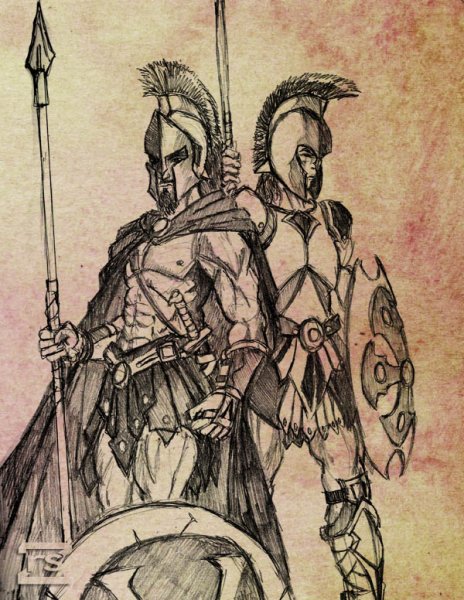 Ахиллес Троя эскиз