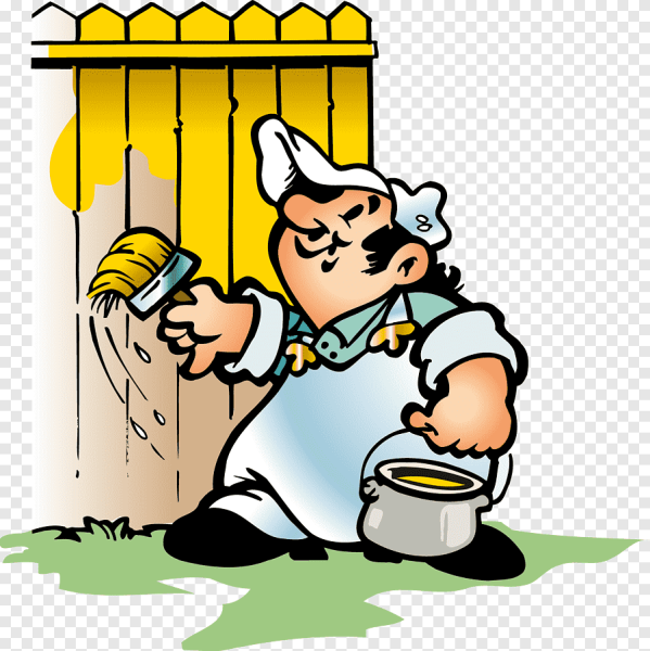 Маляр мультяшный