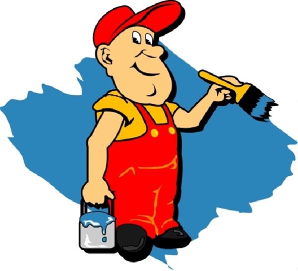 Маляр мультяшный