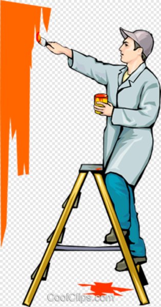 Маляр иллюстрация