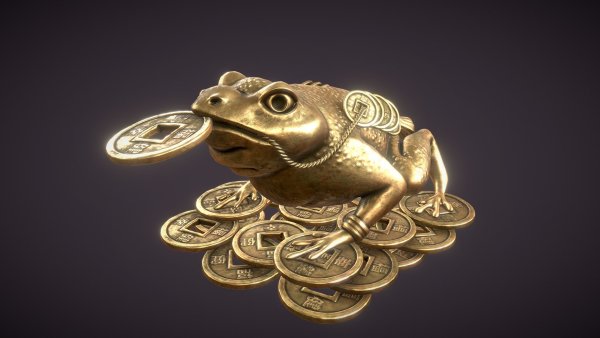 Феншуйская жаба