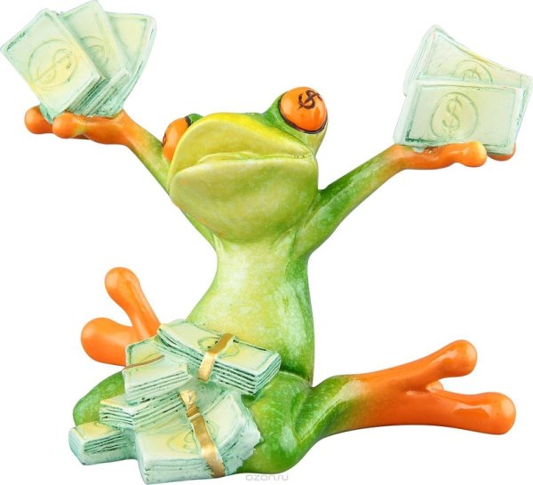 Лягушка с деньгами