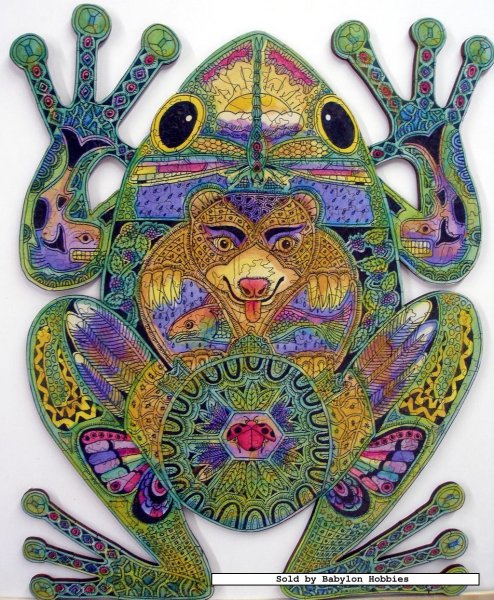 Декоративное изображение жаба