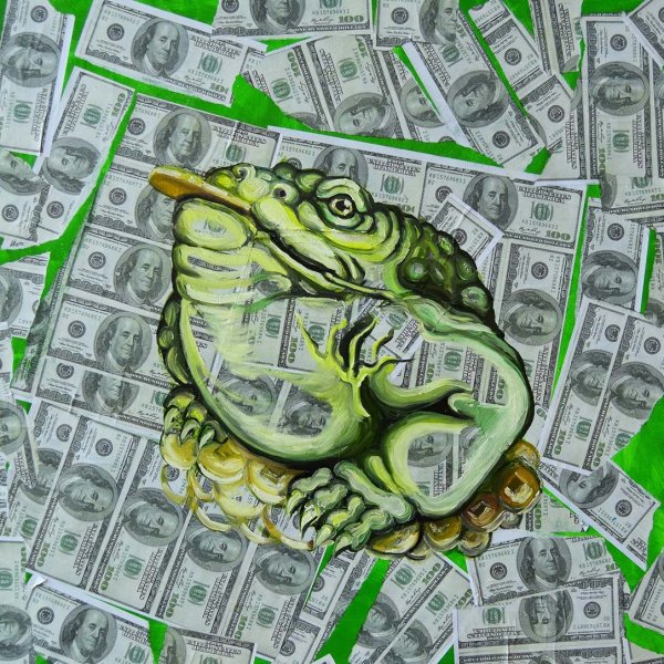 Картины с изображением денег