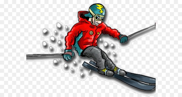 Горные лыжи cartoon