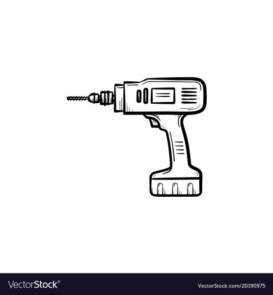 Электроинструмент на прозрачном фоне