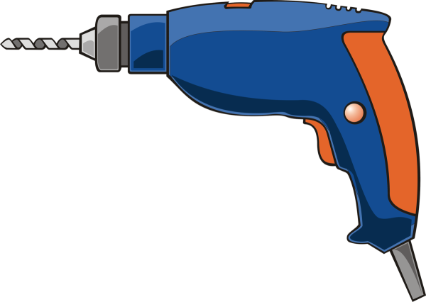 Электродрель вектор