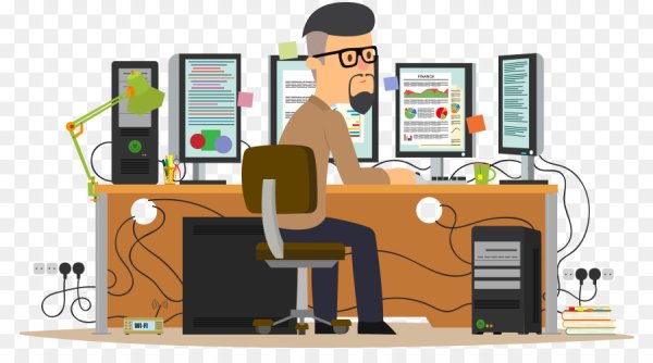 Программист мультяшный