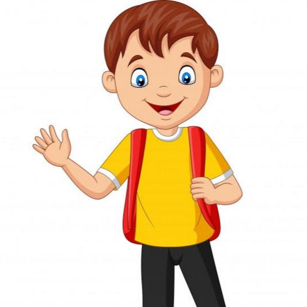 Мальчик машет рукой