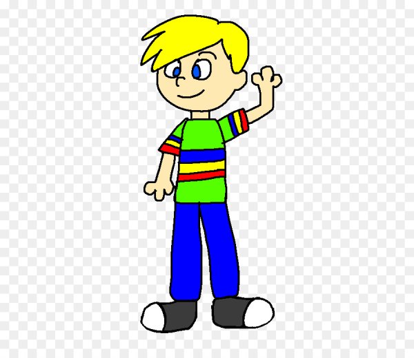 Мультяшный человек мальчик