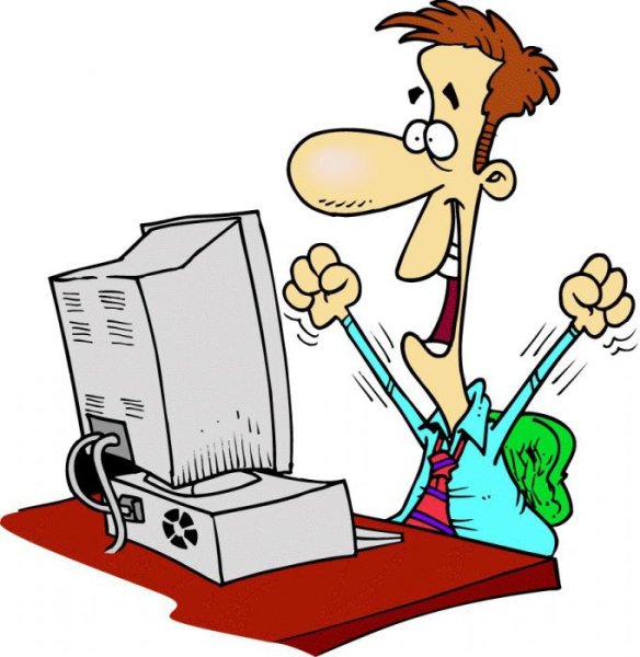Компьютер карикатура