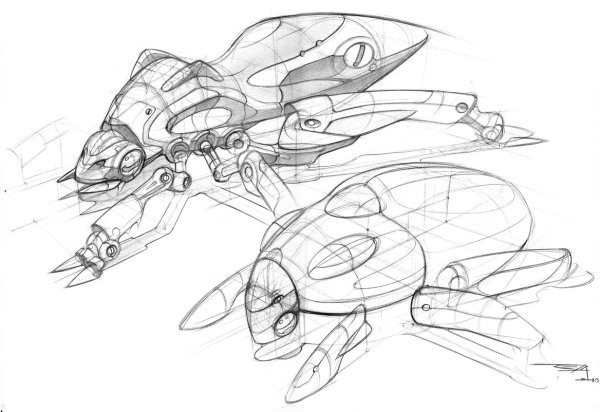 Стилизация бионических форм насекомых