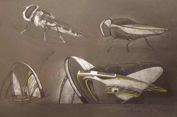 Бионика архитектура скетчи