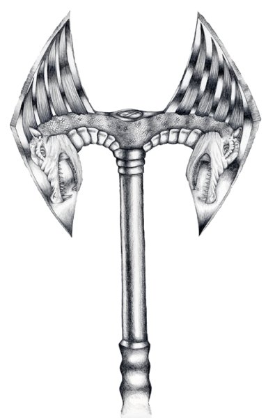 Боевой топор тату